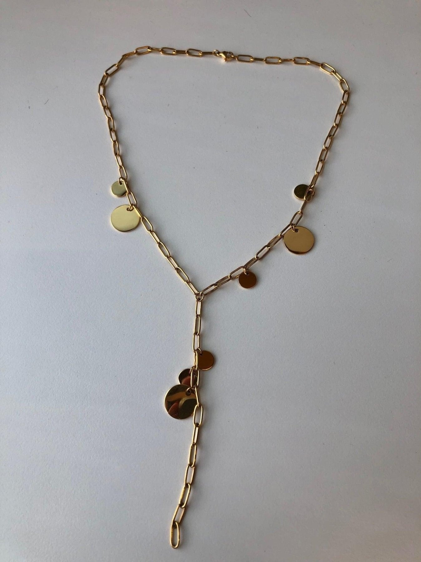 Zara Dot Necklace - 18k Gold Plated