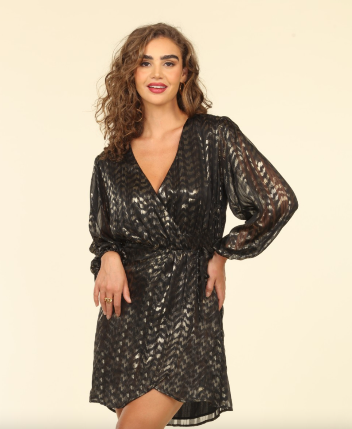 Manda Chiffon Wrap Dress- FINAL SALE