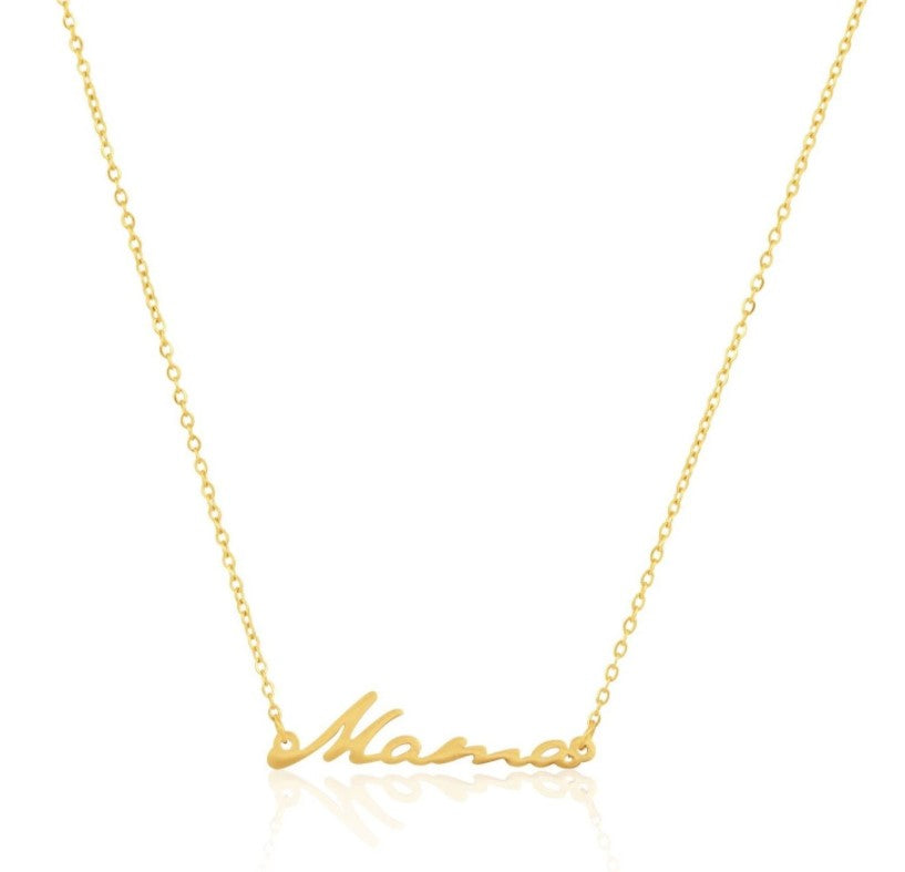 Argento Vivo Pavé Mama Pendant Necklace in 18K Gold Plated Sterling Silver,  16