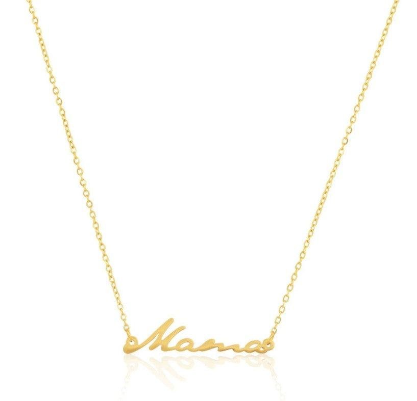 “Mama” Necklace - 18K Gold Plated