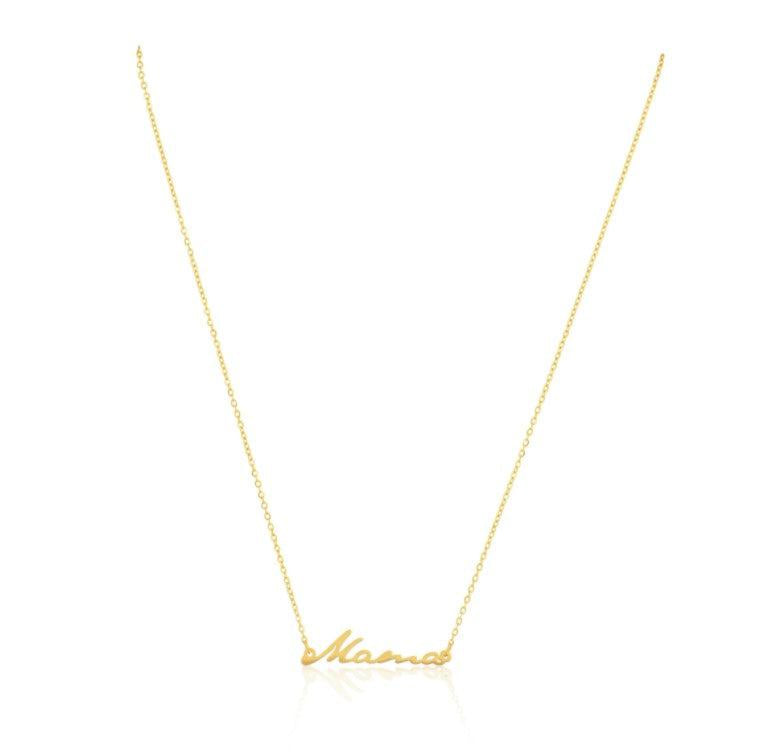 “Mama” Necklace - 18K Gold Plated