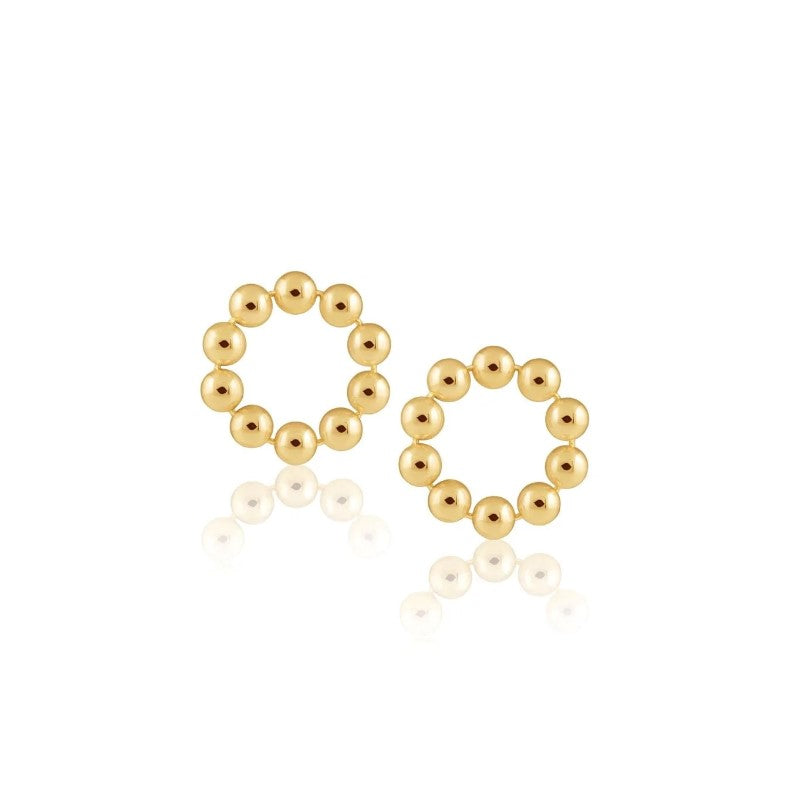 Lolita Gold Mini Hoop Earrings-Gold Filled