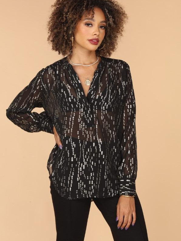 Shiloh Chiffon Blouse-BEST SELLER