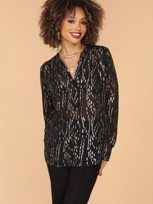 Shiloh Chiffon Blouse-BEST SELLER