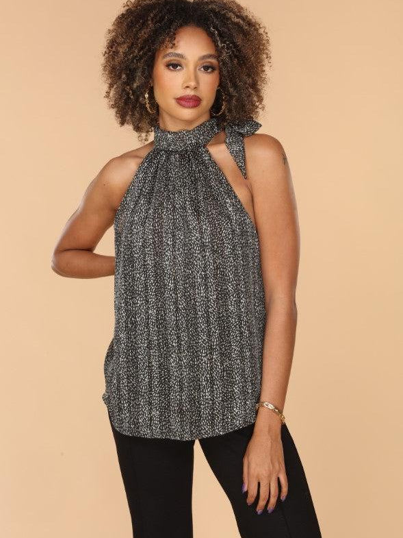 Jenica Side Tie Halter Top-FINAL SALE