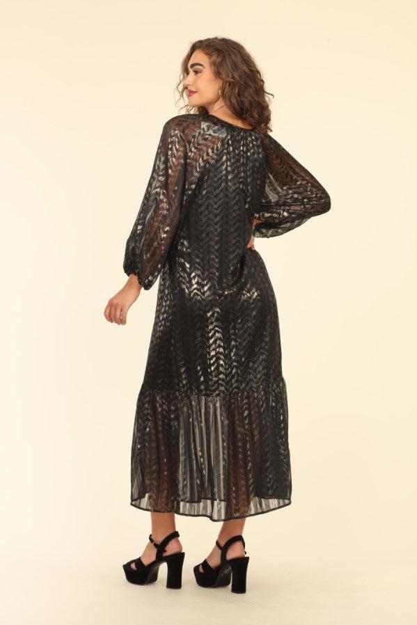 Manda Raglan Chiffon Maxi Dress-FINAL SALE