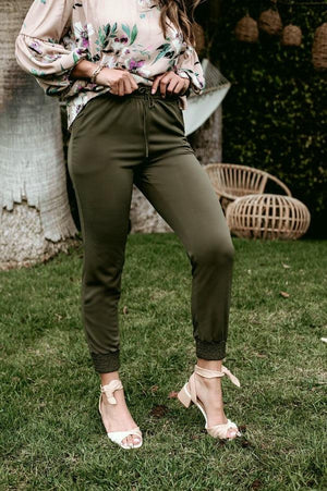 Moss Stretch Joggers - FINAL SALE