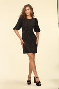 Romina Velvet Shift Dress-FINAL SALE