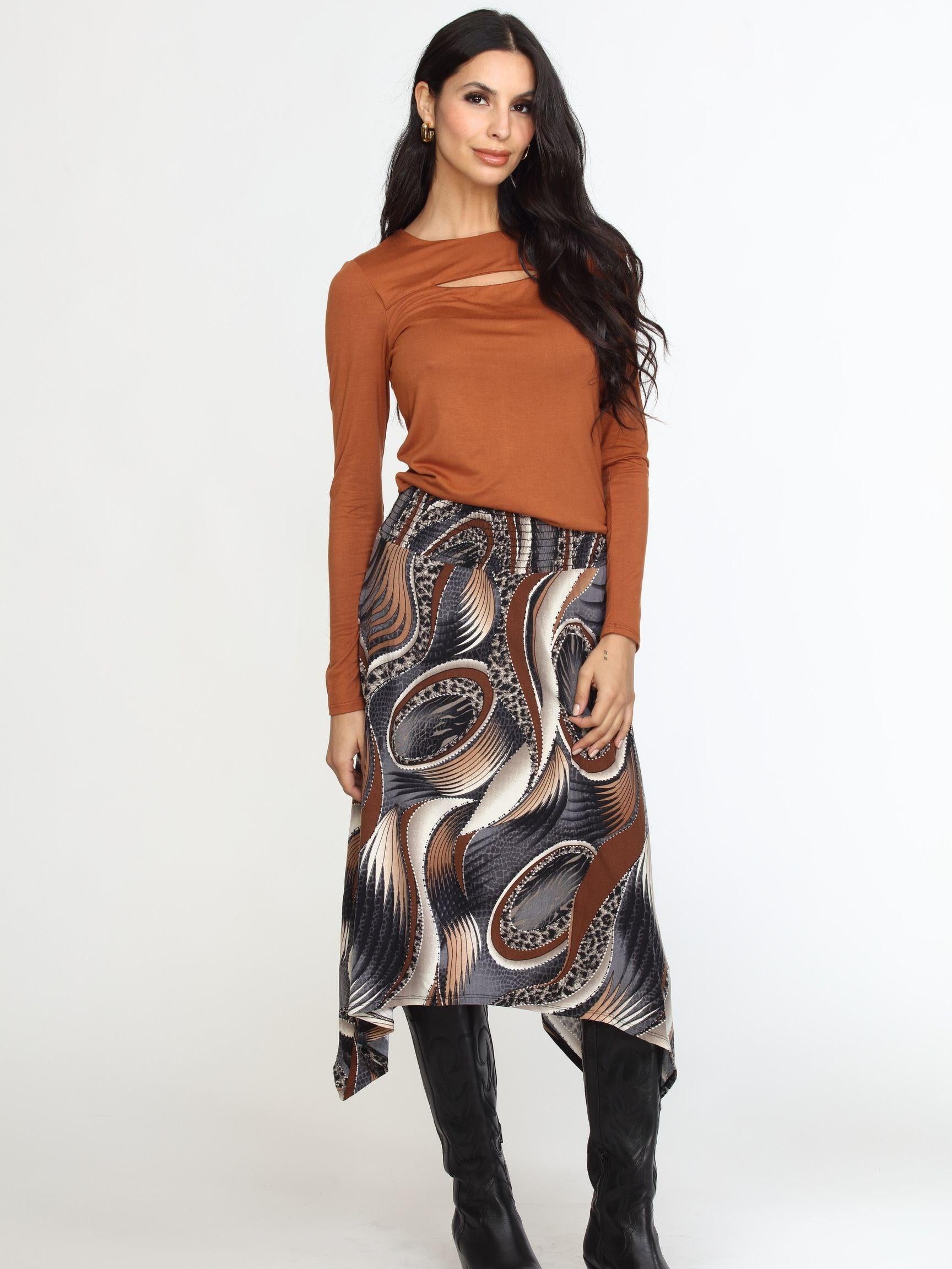Alexandre ITY Midi Skirt-FINAL SALE
