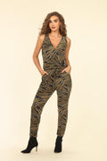 Alejandra Shirred Ankle Stretch Jumpsuit-FINAL SALE
