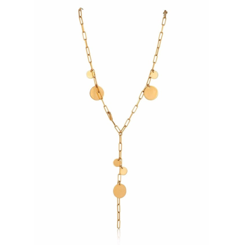 Zara Dot Necklace - 18k Gold Plated