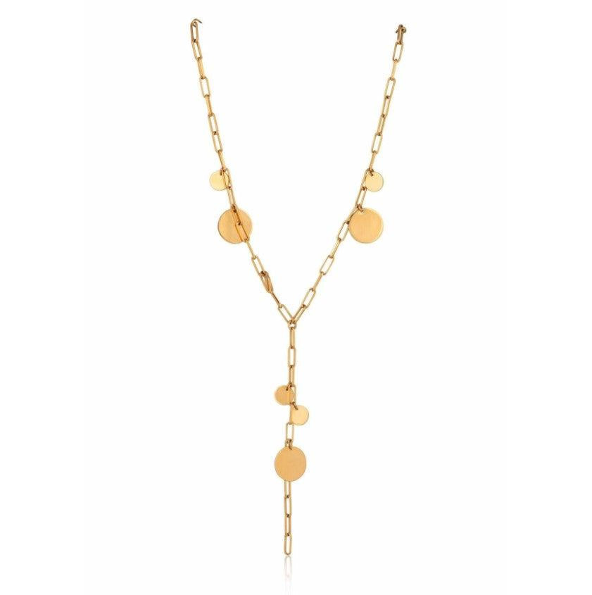 Zara Dot Necklace - 18k Gold Plated